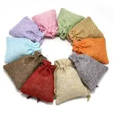 Jute Hessian Burlap Drawstring Sand Bag 100% Natural Eco & Weather Friendly Biodegradable from Bangladesh