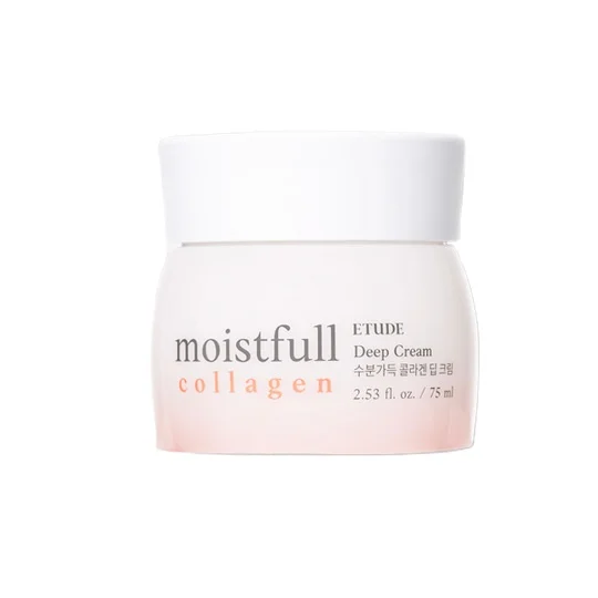 [OEM/ODM] ETUDE HOUSE Moistfull Collagen Deep Cream - Made in Korea - Face Strong Moisturizing Soothing Anti-wrinkle Anti-aging