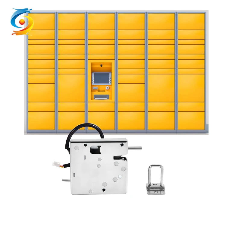 Automatic Parcel Locker Electronic Solenoid Lock 24V  Express Cabinet Magnetic Lock for Last Mile Delivery Locker