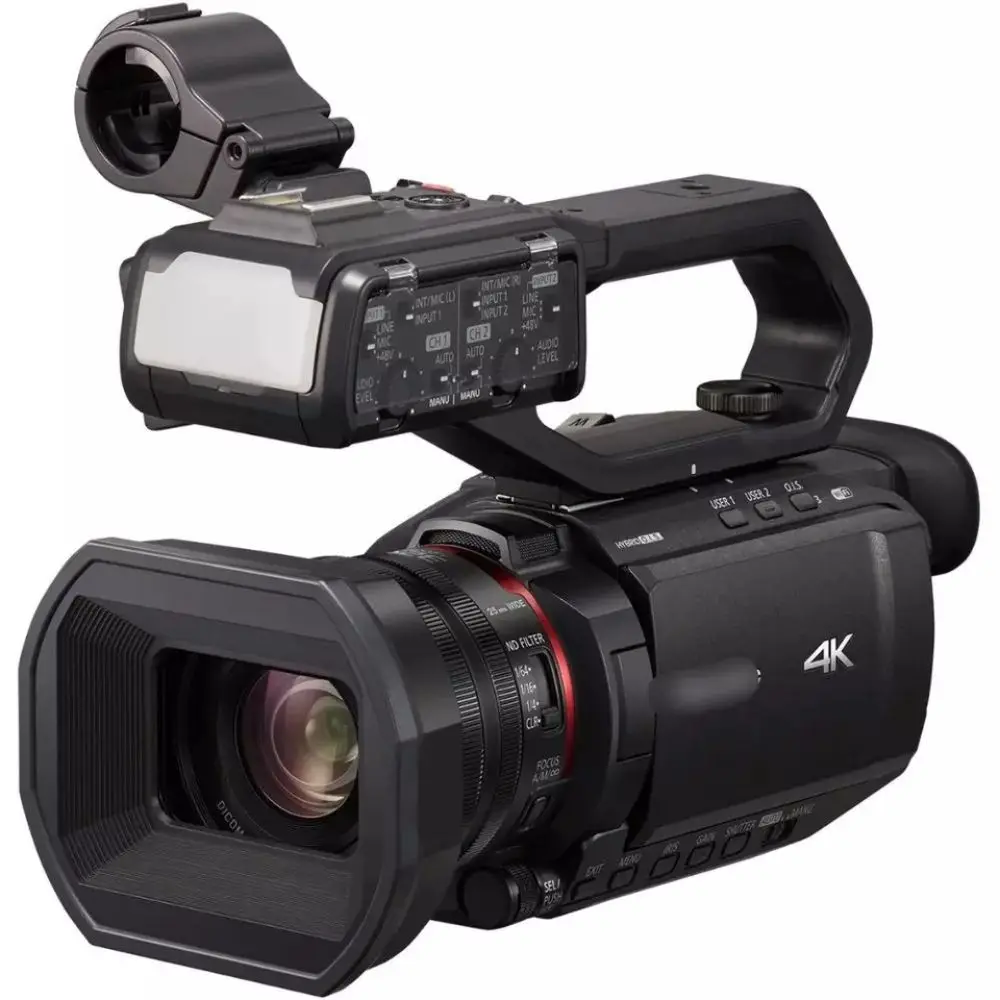 SALE X2000 4K Professional Camcorder with 24x Optical Zoom, WiFi HD Live Streaming, 3G SDI Output and VW-HU1 Detachable Handle