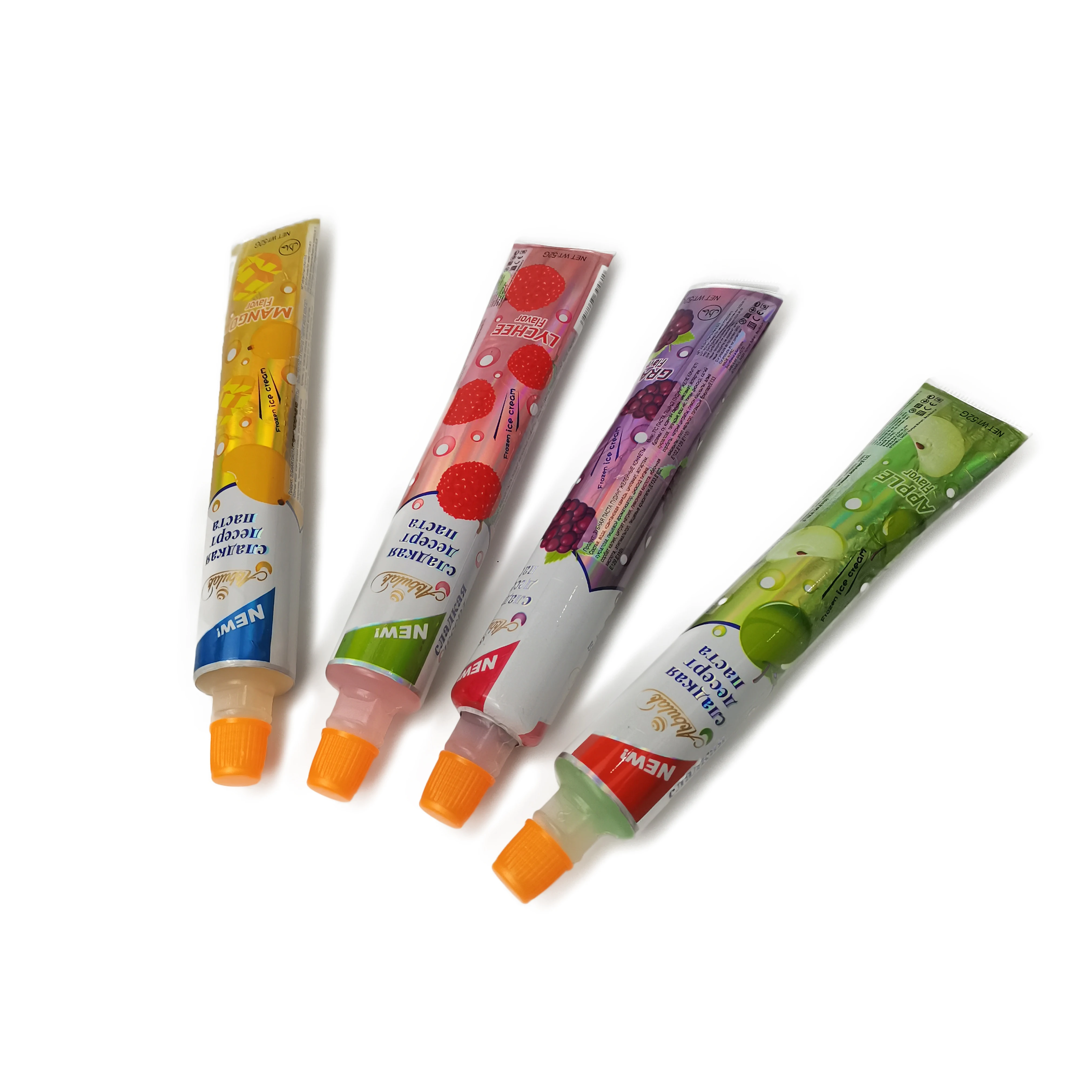 New Item Toothpaste Styling Jelly 55g Liquid Jelly Sweet Candy Gelatina Snack Food Juicy Gels Sweets Halal Jellies Candy