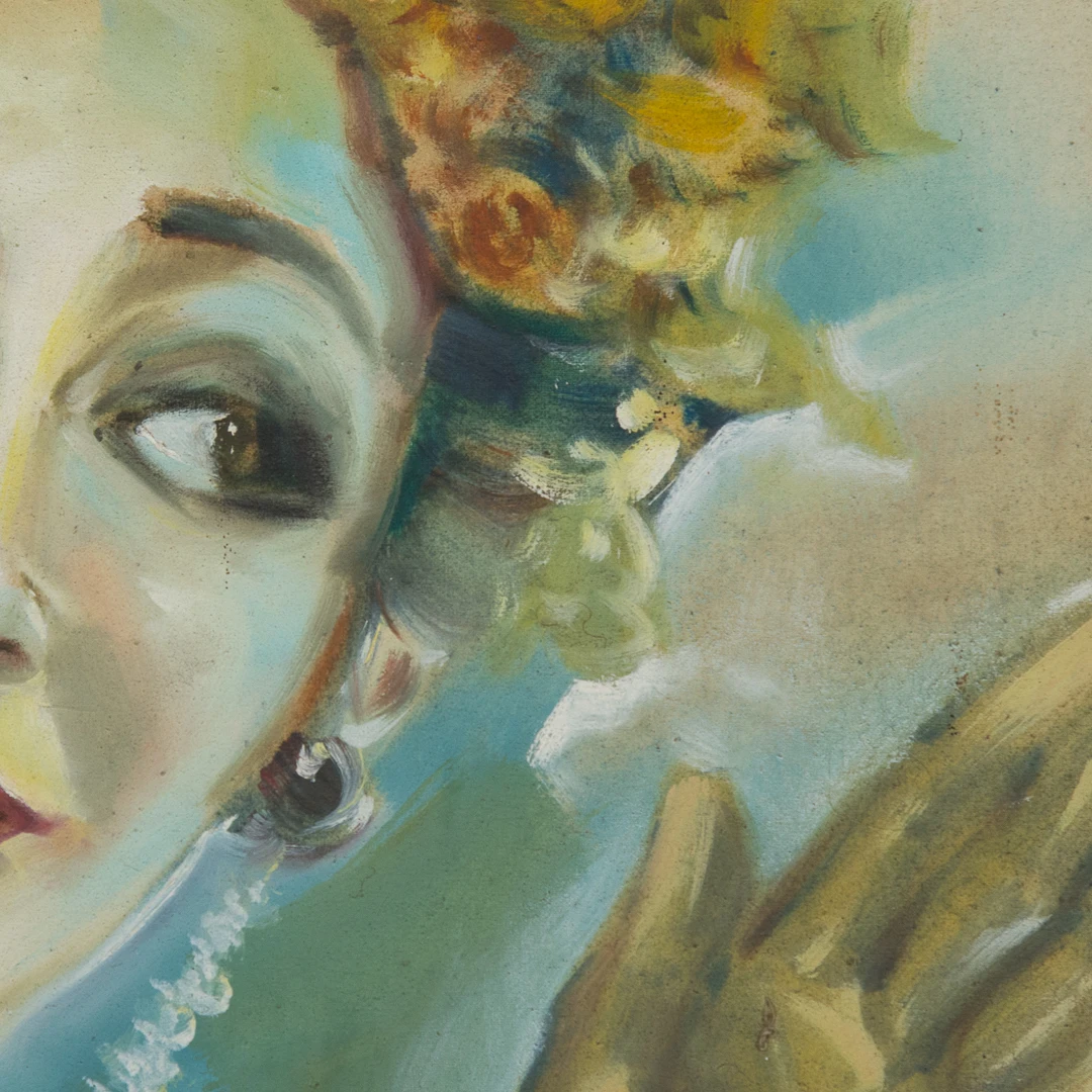 Dancing Art Thai Dance Handmade Oil Painting High Quality Image Wall Art Ancient Painting Oil Painting On Canvas