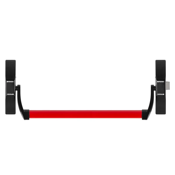 Push bar handle 1700 B with non-mortised latch for anti-panic single and double leafs doors