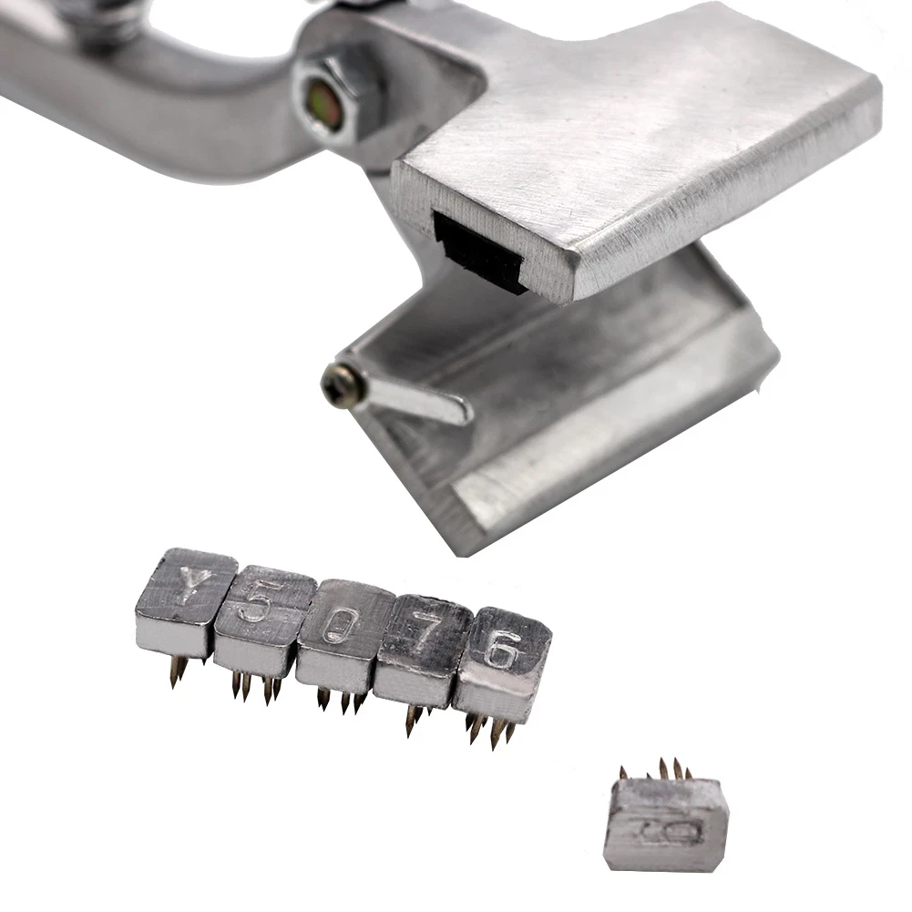 Pig Tattoo Pliers Stainless Steel Ear Thorn Pliers Goat Tattoo Machine Veterinary Applicator Animal Tattoo Pliers Ce Approved