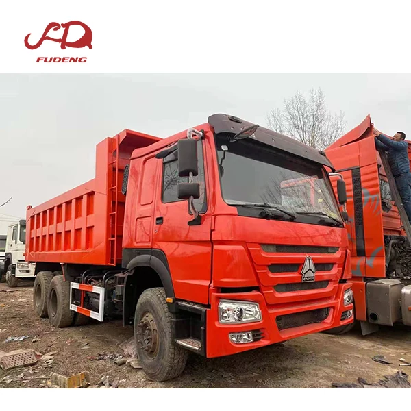 Подержанный самосвал HOWO 6*4 10 колес 30cbm 20cbm грузоподъемность 30 т транспортный каменный сверхмощный