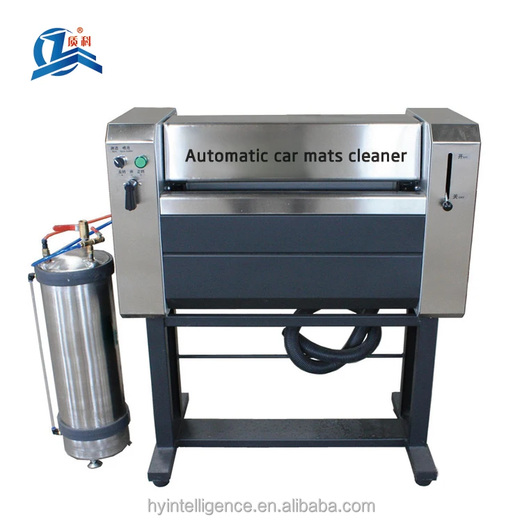 Automatic Car Floor Mat/Carpet Mat Washer And Dryer Machine At Car Washing Shop
