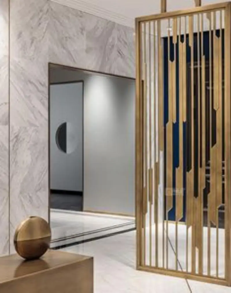 Stainless Steel Laser Cut Panel Facade Fence Screens for Home Decoration Room Dividers and Screens Genre