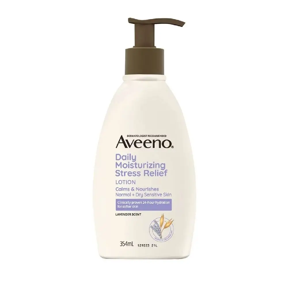 Спокойствие и расслабление сухой лосьон для тела Aveeno ежедневный увлажняющий снятия стресса 354 мл чувствительной кожи