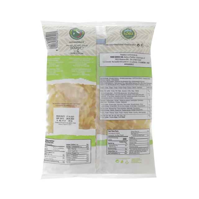 Высококачественная итальянская паста fusilli organic для розничной продажи 500
