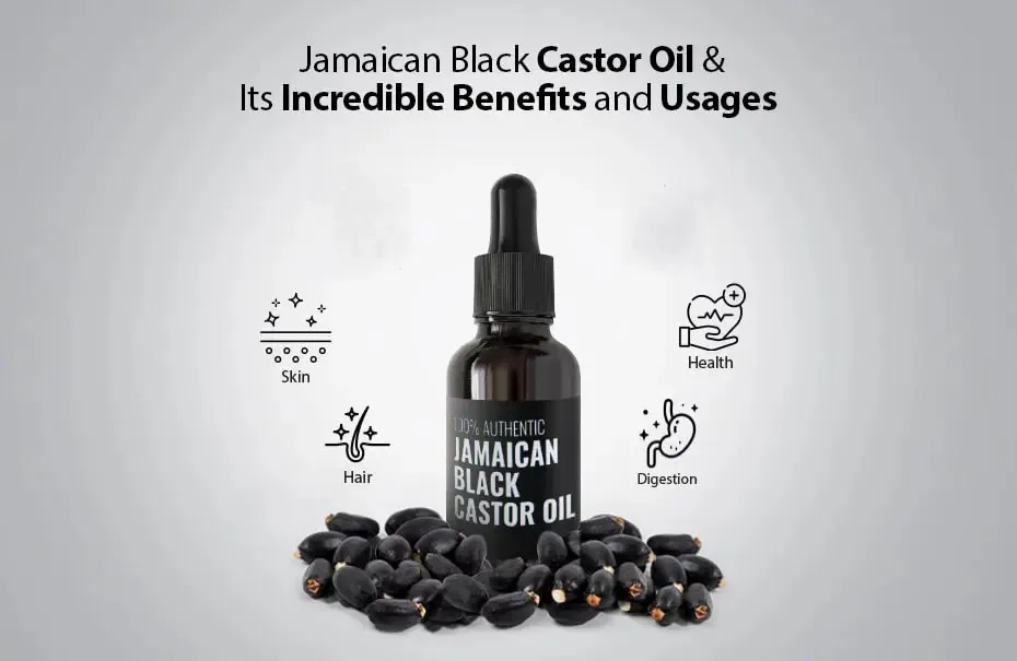 Hot Selling Original Nourishing Smooth Glowing Skin and Hair Care Jamaican Black Castor Oil From Indian Exporter