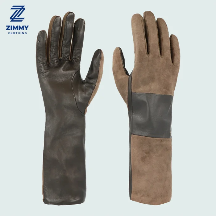 Top quality leather gloves Portable embroidered gloves Sport fashion gloves