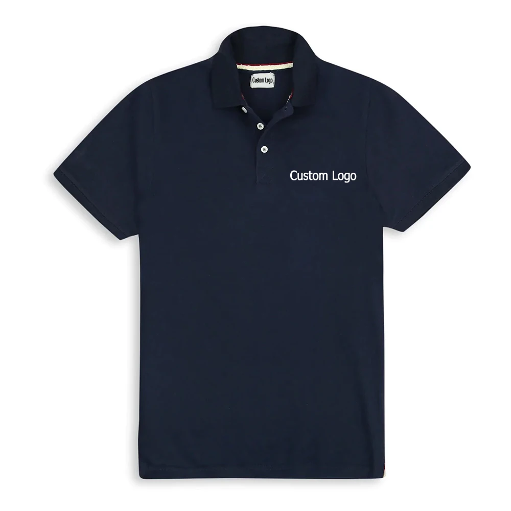 3 Buttons Office Wholesale Price Polo Shirt Quick Dry 3 Buttons Polo Shirt with Embroidery Logo COTTON POLO SHIRT