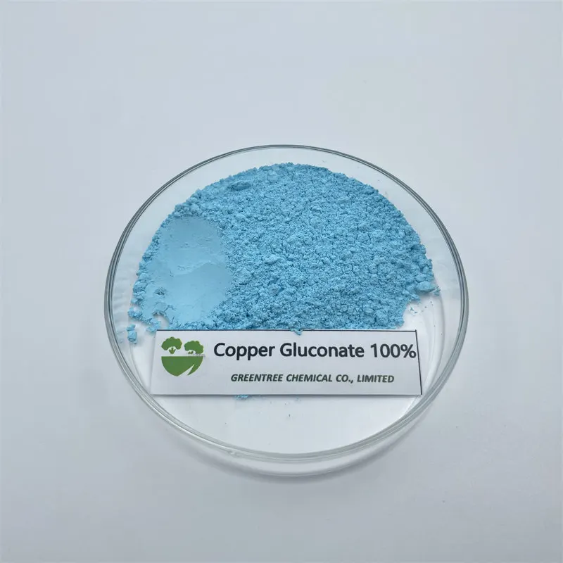 Food Grade Supply Food Additives Powder 100% Copper Gluconate for Bacterial Blight