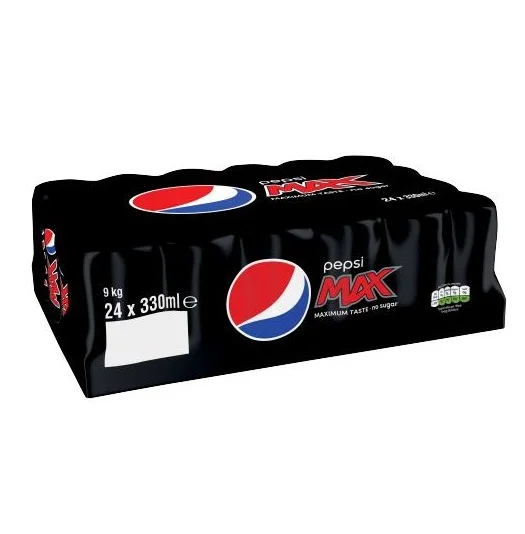 Бутылки для безалкогольных напитков Pepsi Max 12x330 мл | Ароматизированные безалкогольные напитки