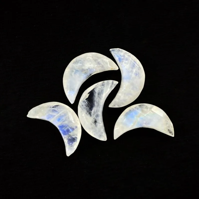 HANDMADE FACETE MOONNSTONE MOONS LOT