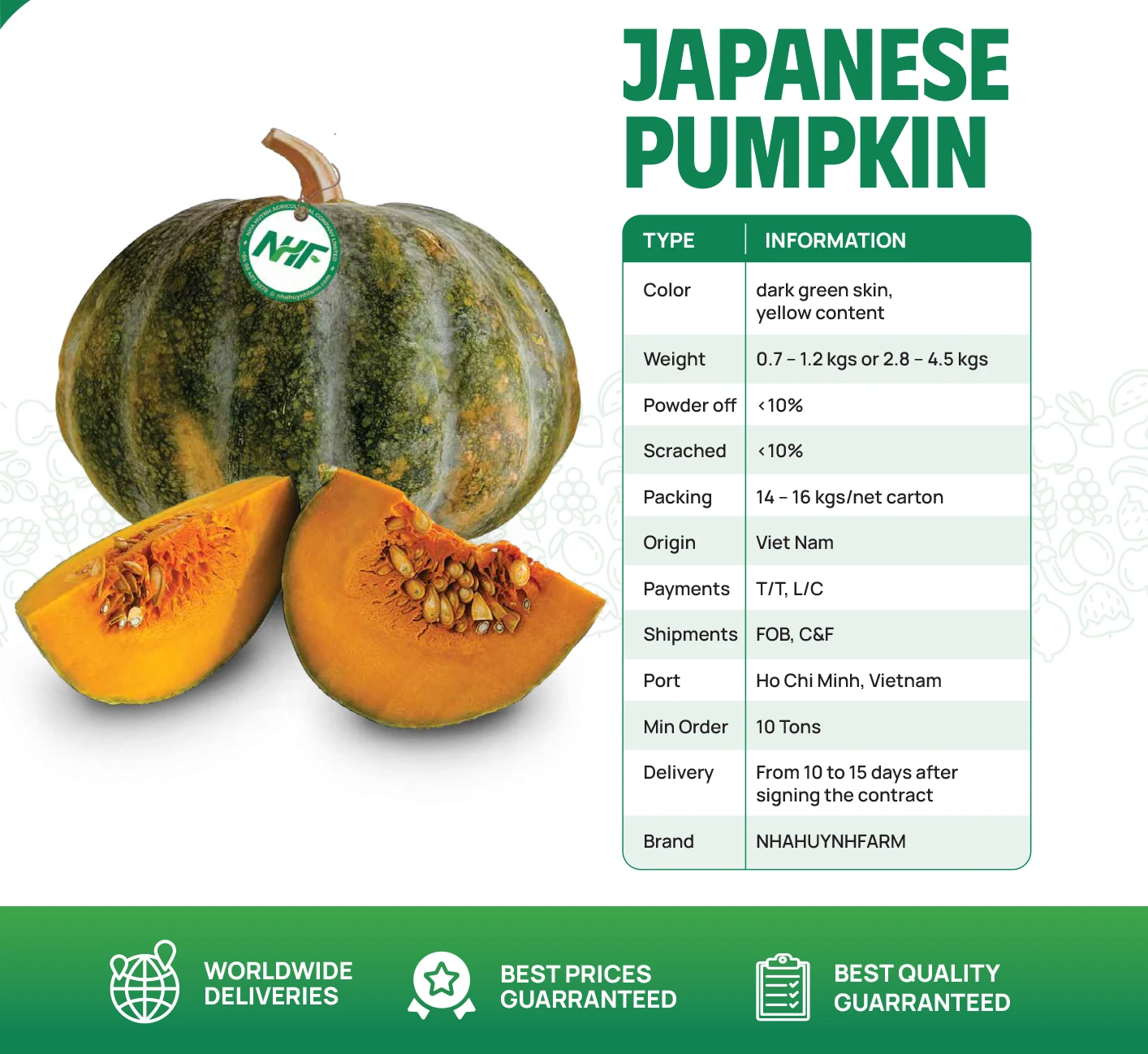 Smooth Skin Fresh pumpkin Bulk Wholesale Seller Fresh Pumpkin Best Quality Vegetables Exporter