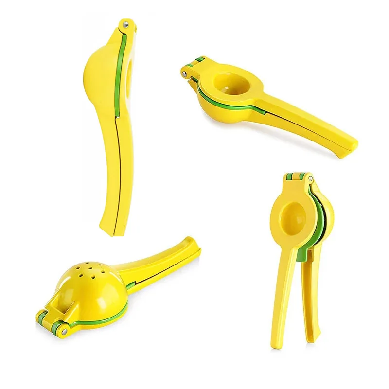 BP54 Metal 2-in-1 Lemon Squeezer Sturdy Max Extraction Hand Juicer Lemon Squeezer Gets Every Last Drop Manual Citrus Juicer