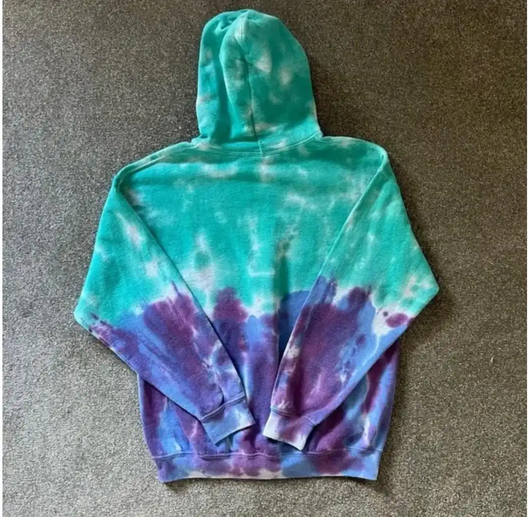 Hot Sale New Arrive Pullover Sweatshirt Hoodie For Men And Women Fleece Tie Dye Hooded
