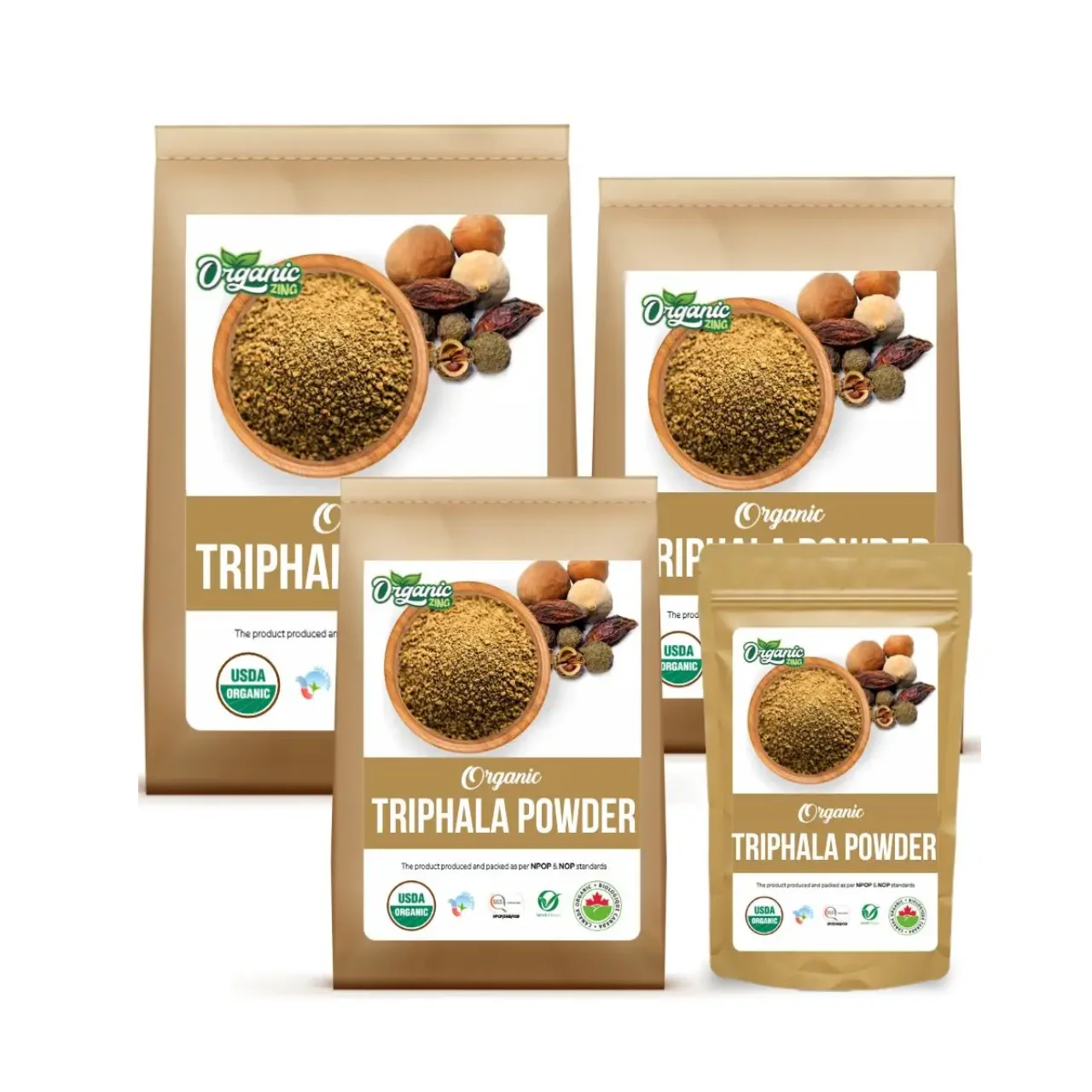 Гарантированный качественный порошок Triphala с чистой органической упаковкой индивидуального размера доступный для продажи экспортерами
