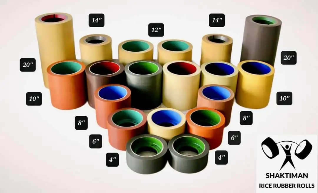 Rubber Roller Husker Cast Iron Drum Designed Best From Indian Market Superior Quality Paddy De-Husking Rice Rubber Rolls