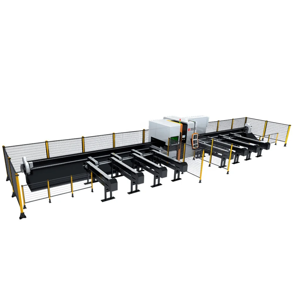 Golden Laser Large Tube Laser Cutting Machine for Metal for Stainless Steel Carbon Steel Iron Tube with Raytools Laser Head
