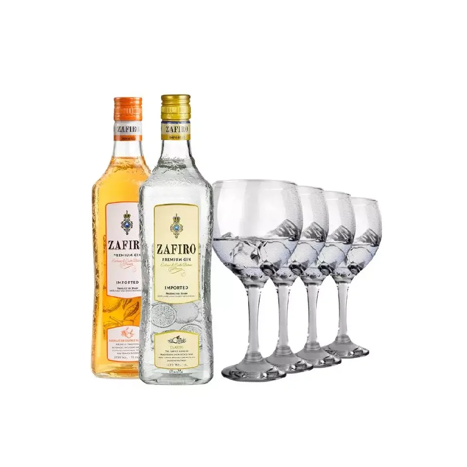 Botanicals Bottle 37.5% Alcoholic Beverage Wholesale Price Floral Notes Natural Blended Spanish Gin Special Zafiro Premium Gin