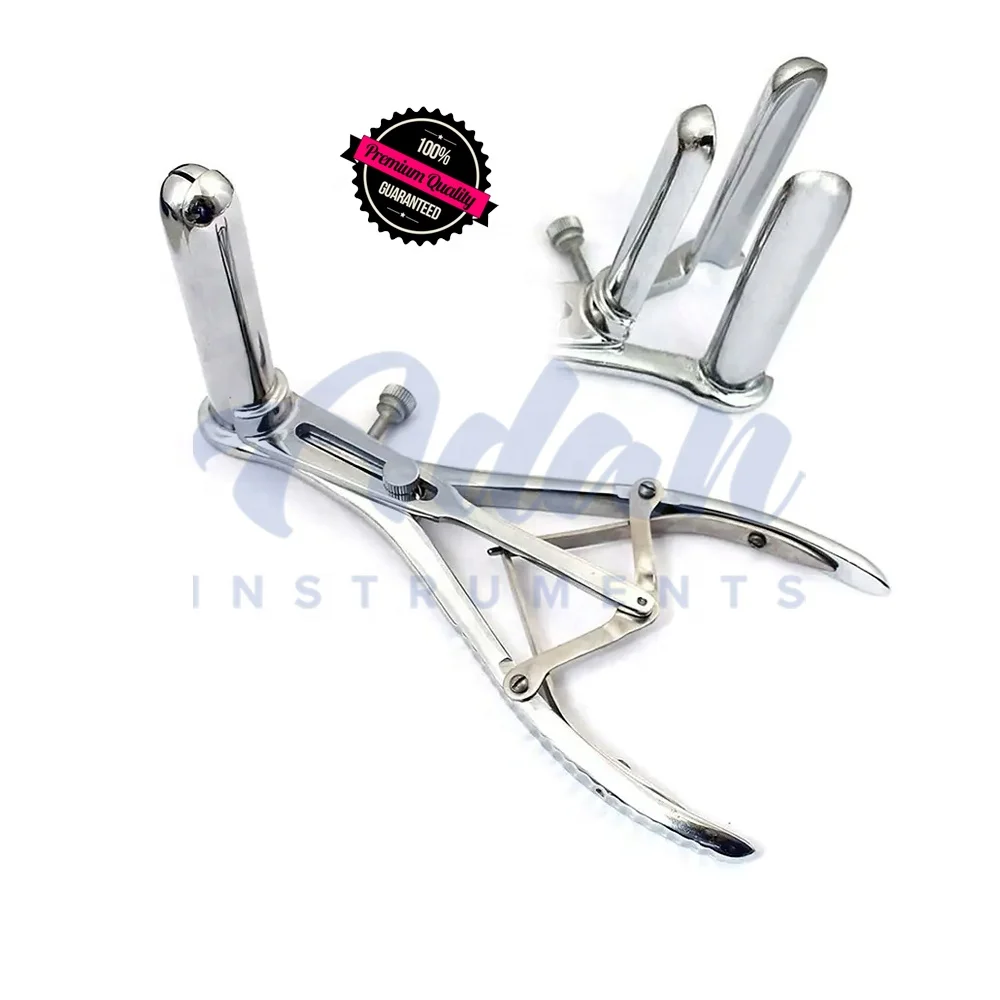 19 CM Top Quality 3 Prongs Mathieu Rectal Anal Speculum with Lockable Grip Handle for Stomach, Intestine & Rectum