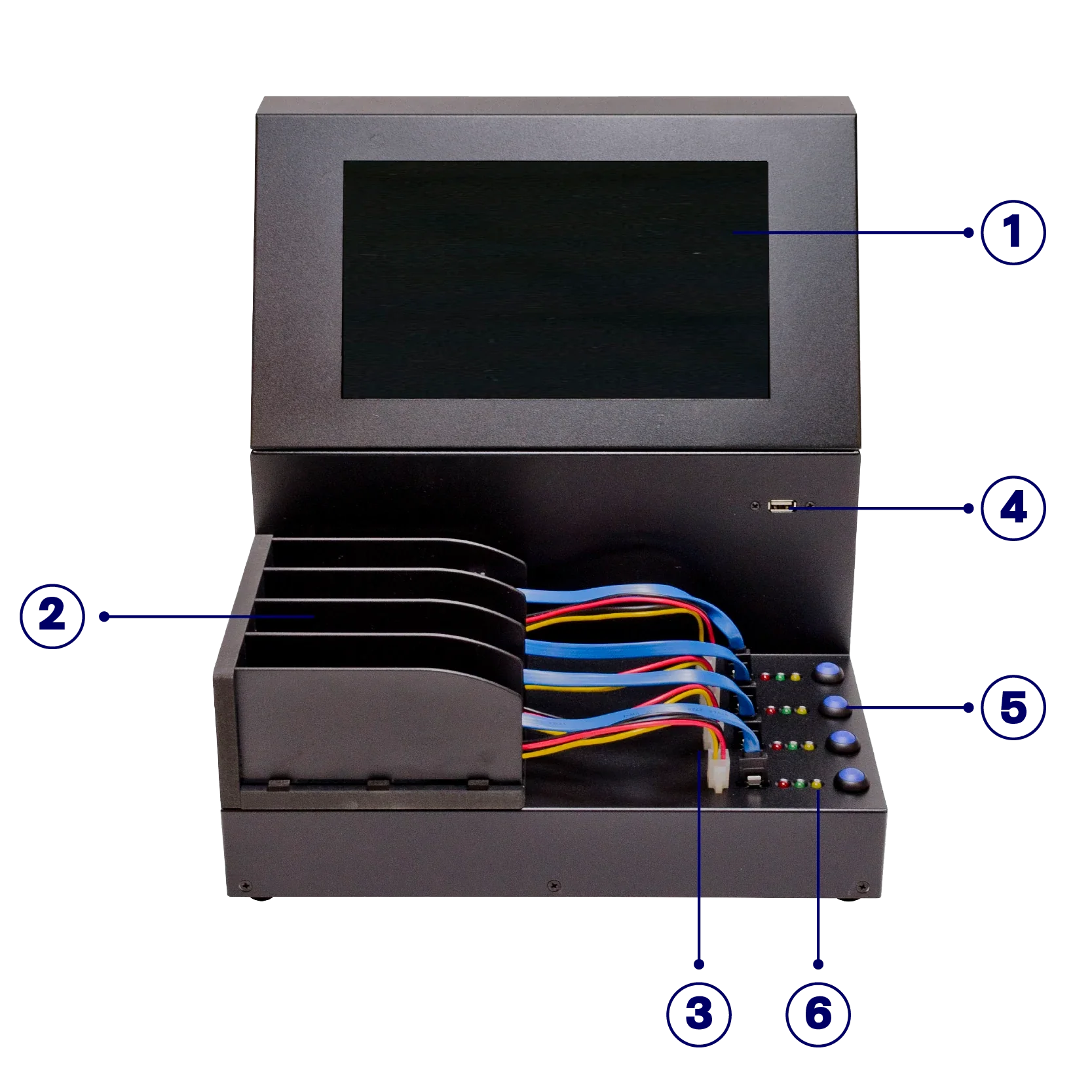 Высокоскоростной SAS/SATA жесткий диск GT864 SSD ластик данных 30 Гбит/мин 4 порта
