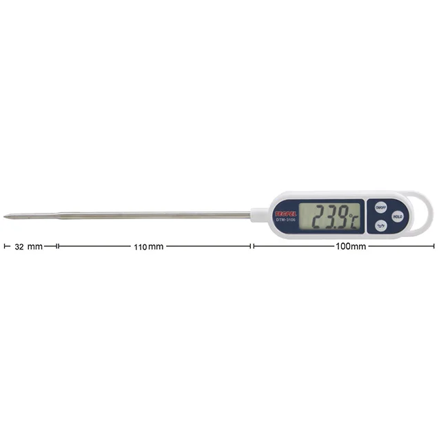 TECPEL DTM-3106 Digital thermometer household Kitchen cooking food Thermometer BBQ meat thermometer