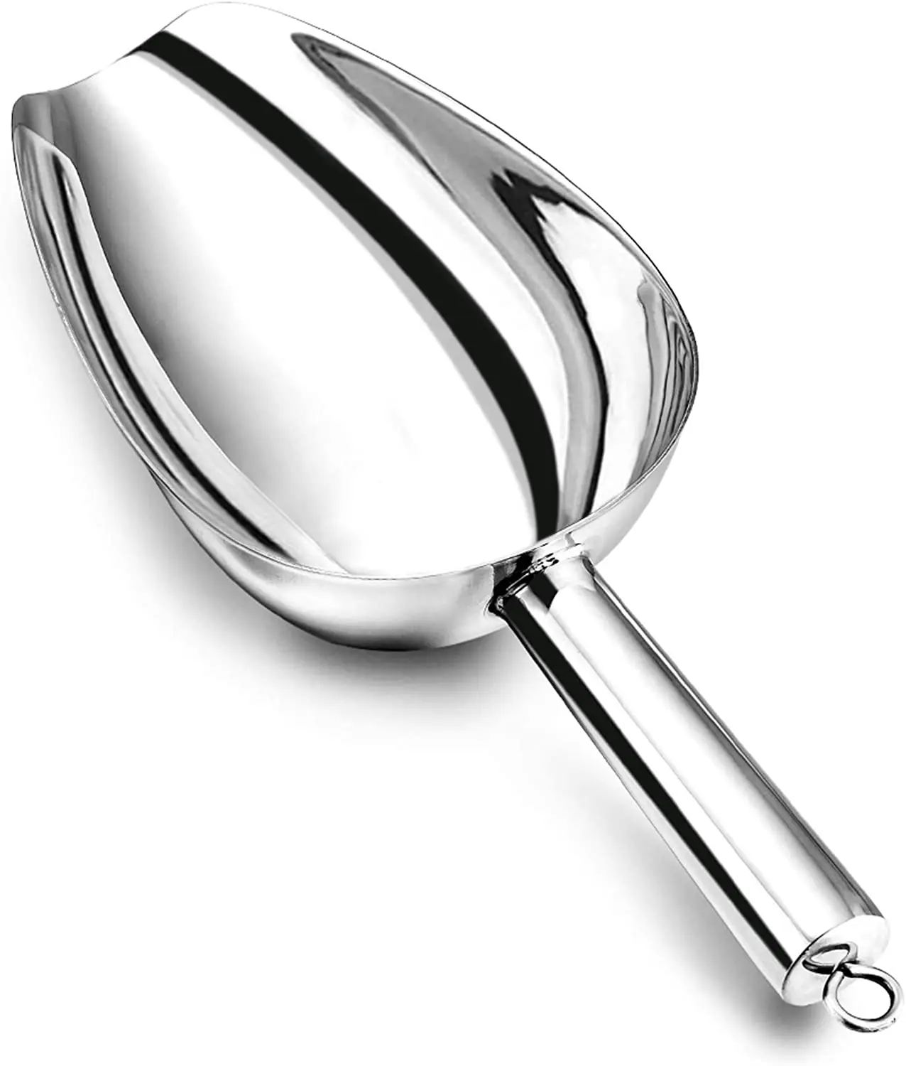 Stainless Steel Scoop for Ice Scoop Metal Food Scoop Kitchen Bar Party Wedding Heavy Duty Dishwasher Safe