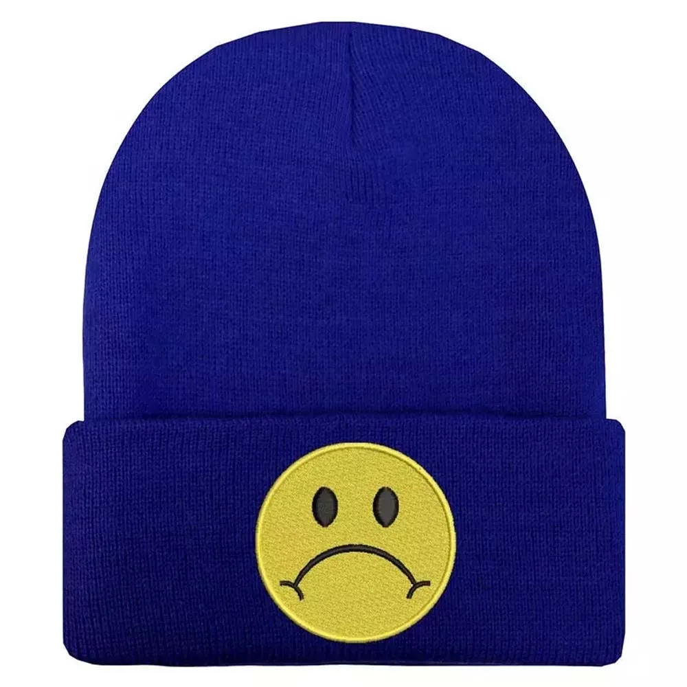 Wholesale Custom printed USA security winter hats Embroidered Winter Skull Beanie Solid Color Custom Printed Pure Color Hats