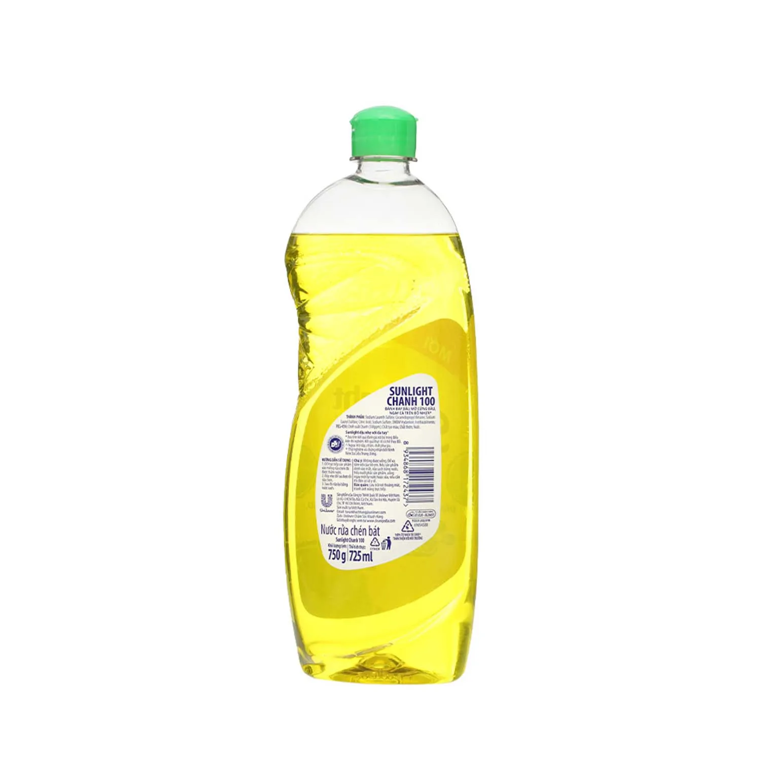 Sunligh-t lemon Dishwashing Liquid bottle 750g Deodorizing Natural Ingredients Dish wash Liquid Detergent With Different Scented