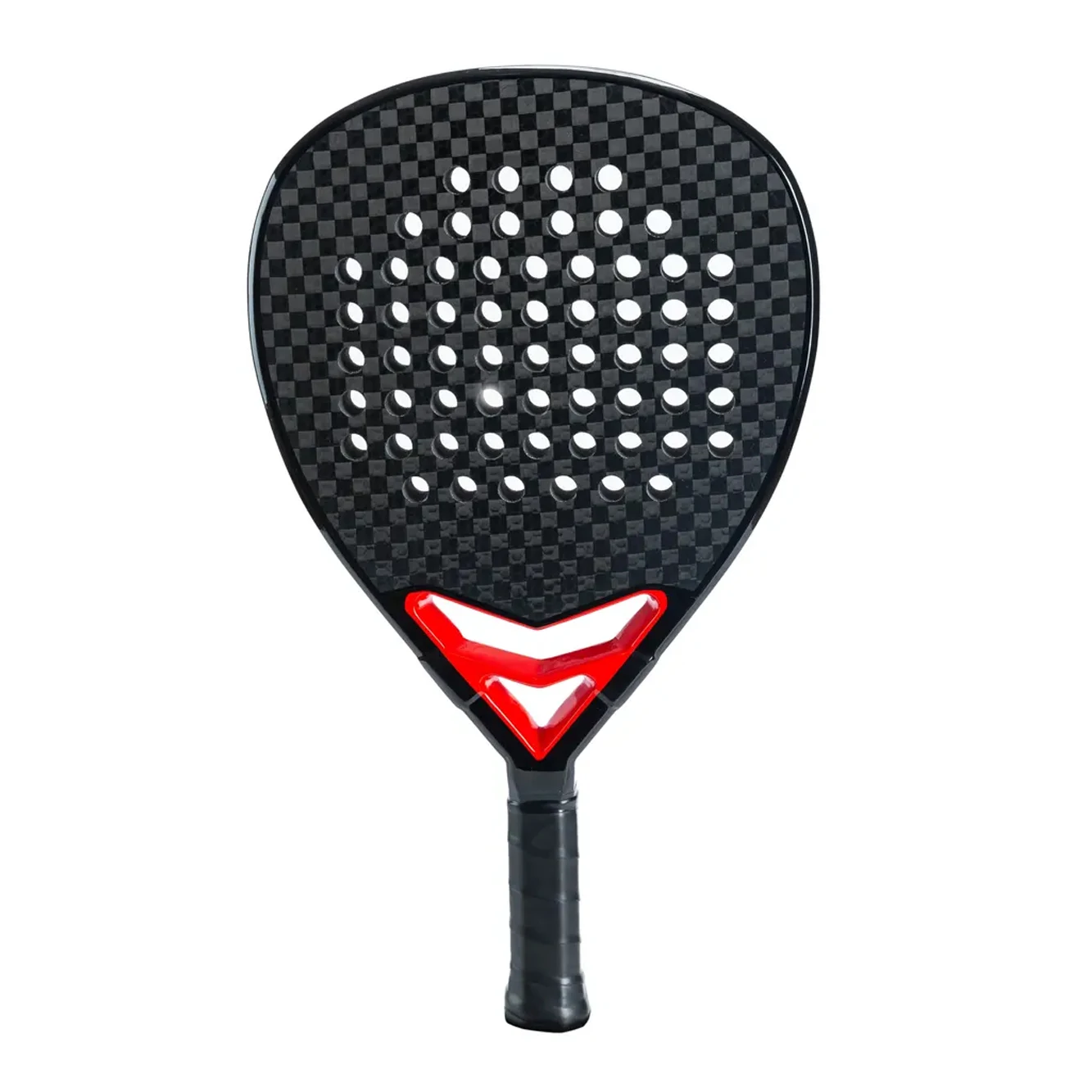 Wholesale OEM diamond/teardrop/round shape custom logo 12K carbon paddle/padel tennis racket