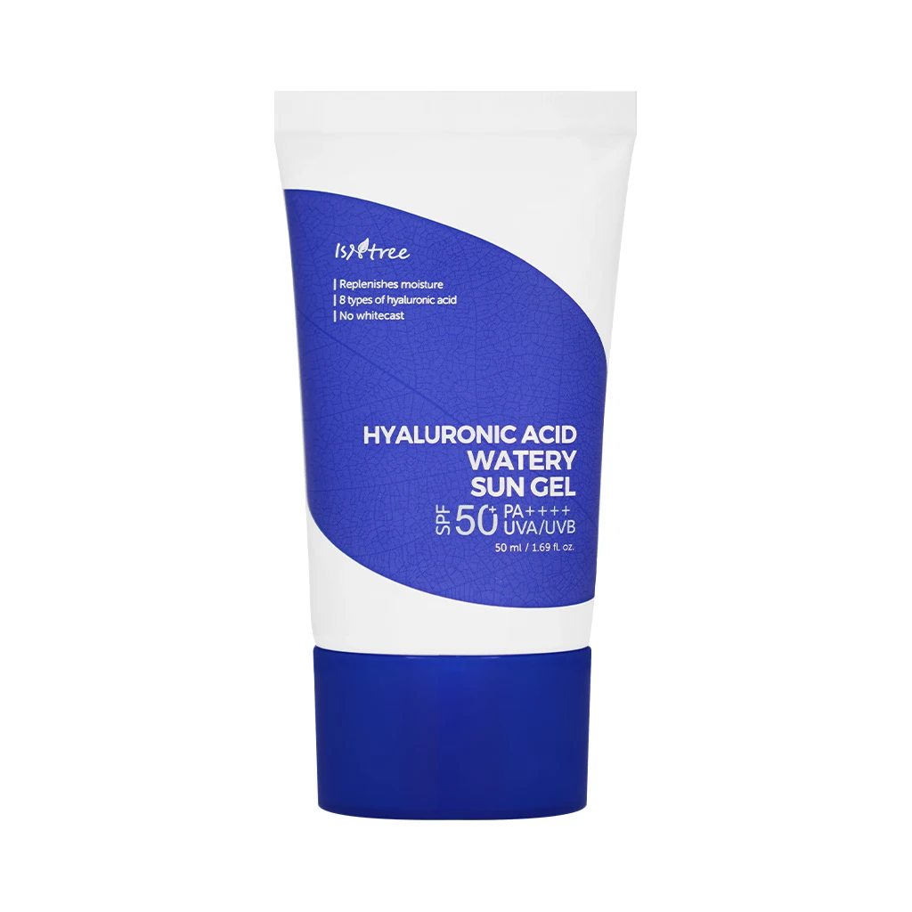 [ISNTREE] гиалоновая кислота, увлажняющий гель от солнца-50 мл (SPF50 + PA ++++) /Сделано в Корее