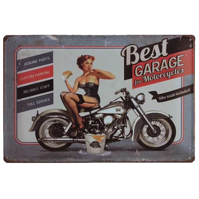 Decorative Posters Bar Retro Vintage Tin Signs Funny Metal Plaque Tin Sign Beer Tin Signs