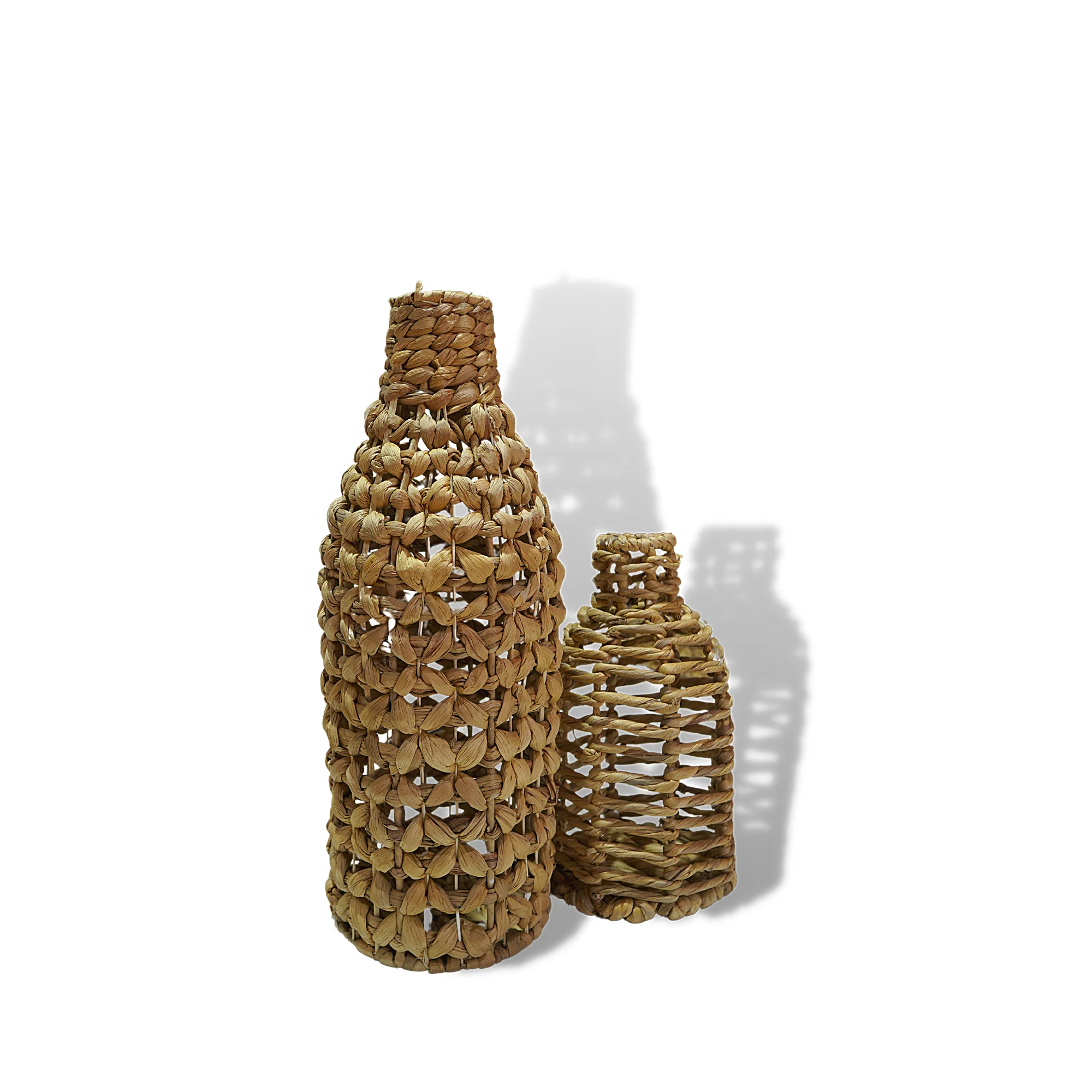 Water Hyacinth Vase Large Boho Vase Tall Big Floor Standing Vase For Home Decor High Quality For Sale