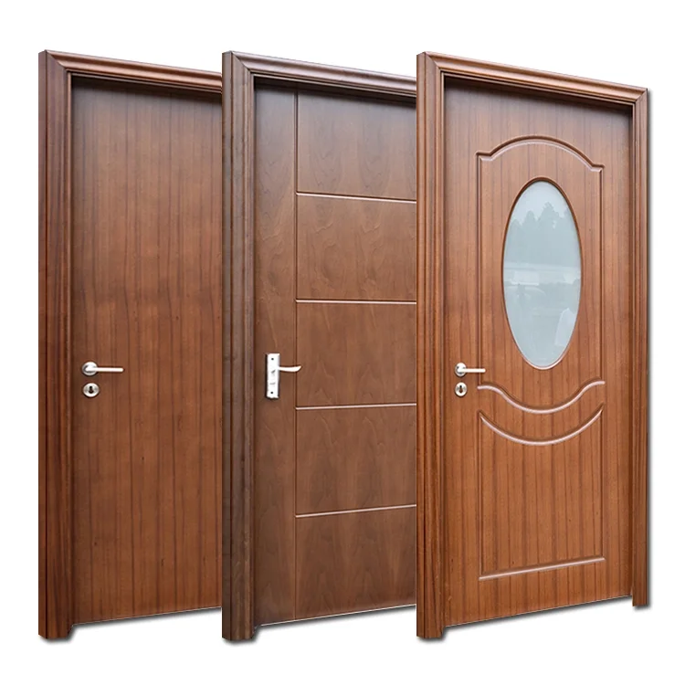Hot Selling  Modern Wood Interior Doors - Wooden Entry Doors -Solid  Wood main entrance door cheapest price from Vietnam