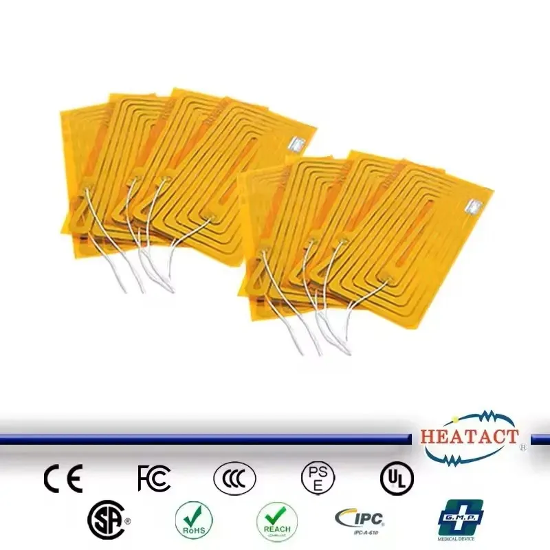 Flexible Electric Kapton Heating Element Heat Resistant Custom Heater from Taiwan