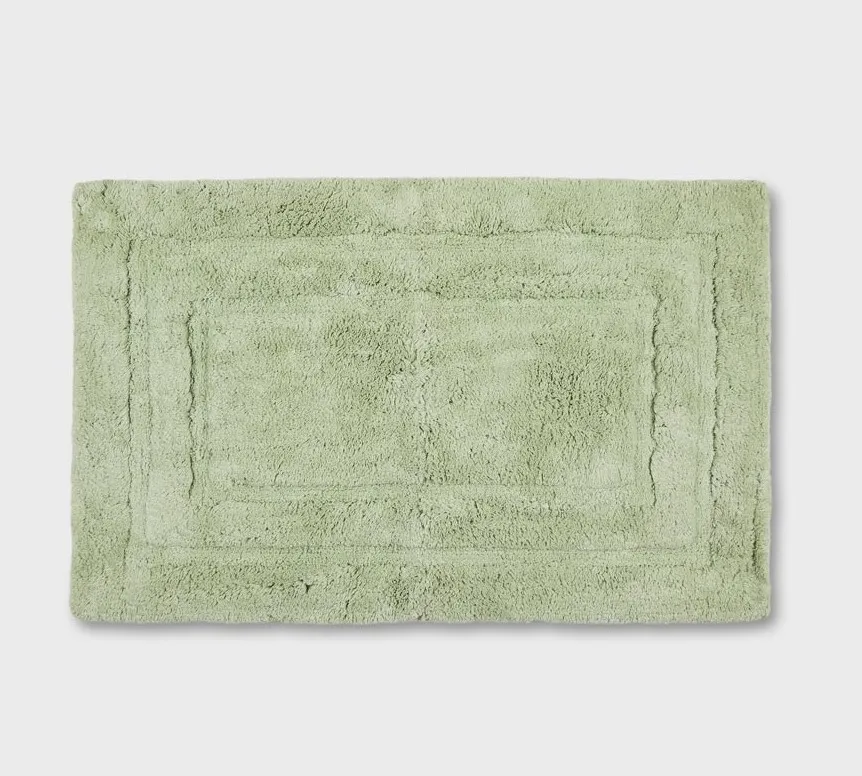 Wholesale Cotton handmade Bath Mats Thick Non Slip Custom Bathroom Rug Washable Bath Mat for Bathroom rug Use