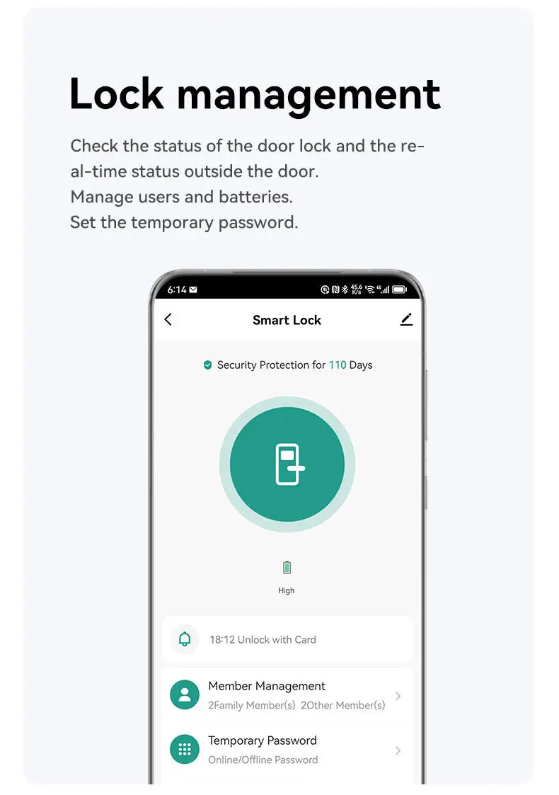 Sinovo WiFi Bluetooth Wireless Digital Door Lock Aluminum Automatic Unlock Smart Lock RFID Card App Password Tuya Key Code