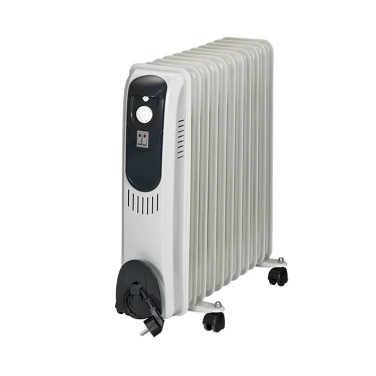 Portable oil radiator electric heater