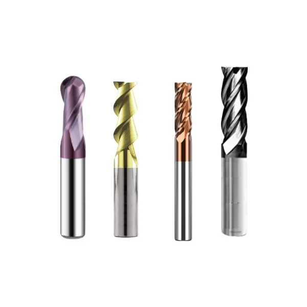TAIWAN HRC 45/55/60/65 Parallel Shank Solid Tungsten Carbide End Mill CNC End Milling Cutter for Stainless Steel Metal/End Mill