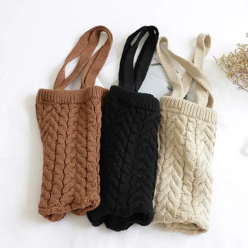 Crochet Bag Multi Color Straw Bags for Women, Straw Vintage Handbag Handwoven Bag Daily Use Casual Summer Beach Handmade Fashion