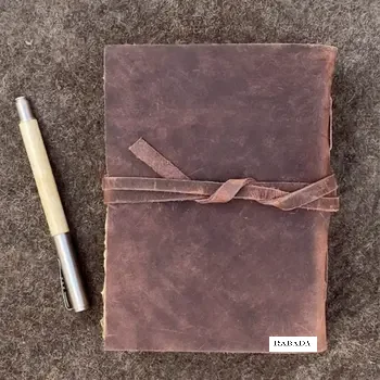 Красивые тисненые сердца журналы для женщин Deckle Edge винтажные бумажные кожаные блокноты ручной работы молочные продукты по оптовой цене
