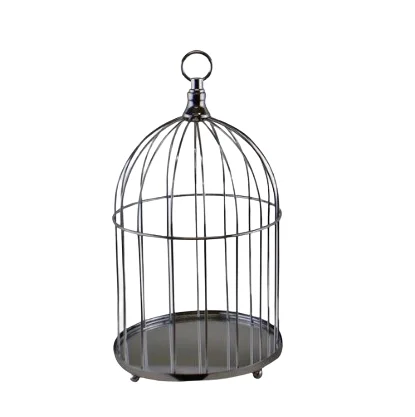 Hand Painted Metal Bird Cage Classic Stylish Handmade Pigeon Parrot Cage Wholesale Luxury Bird Cage