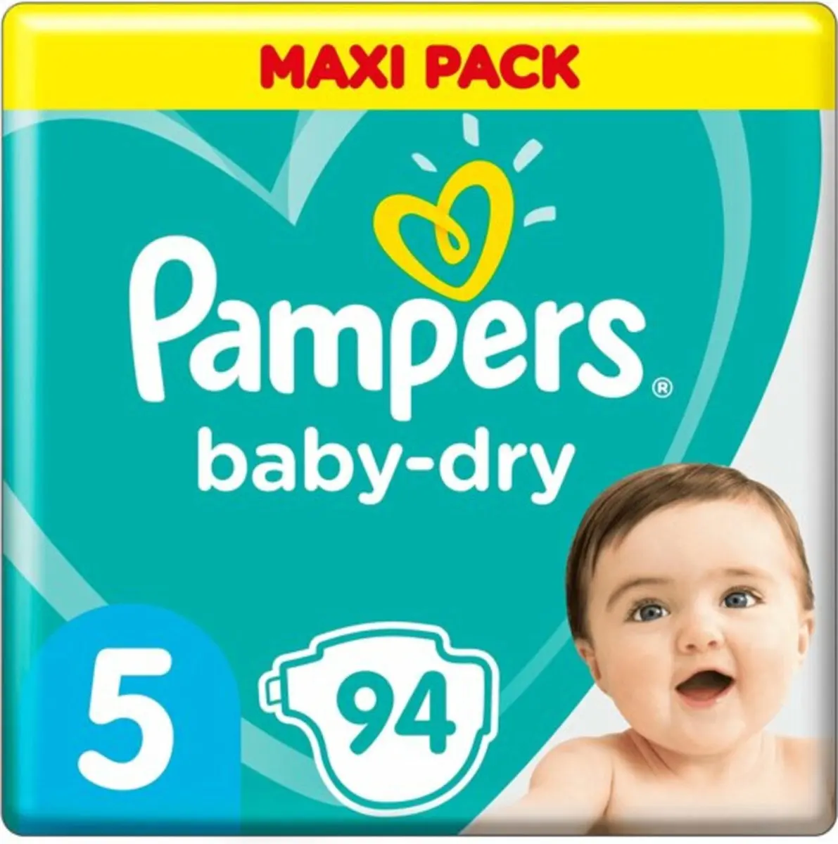 Pampers Baby Dry Diaper Pants with Pampers Sensitive Baby Wipes For Sale