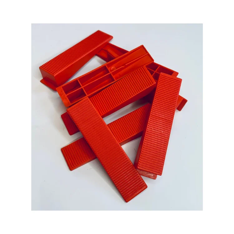 Leveling System 1mm 1.5mm Plastic Wedge best quality Fast Delivery Durable Plastic CustomColor Odm Service Packing In Carton Box