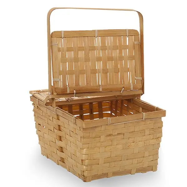 Factory Custom Picnic Baskets Shopping Storage Baskets Wicker Picknick Korb Picnic Basket