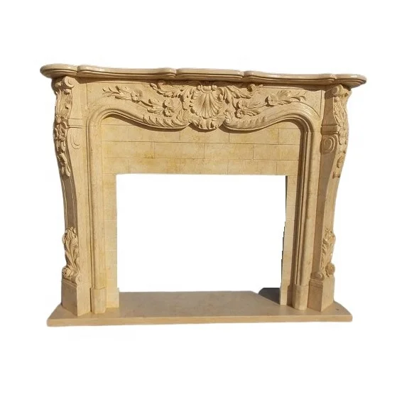 Хит продаж домашний натуральный резной мраморный камин на заказ современный
