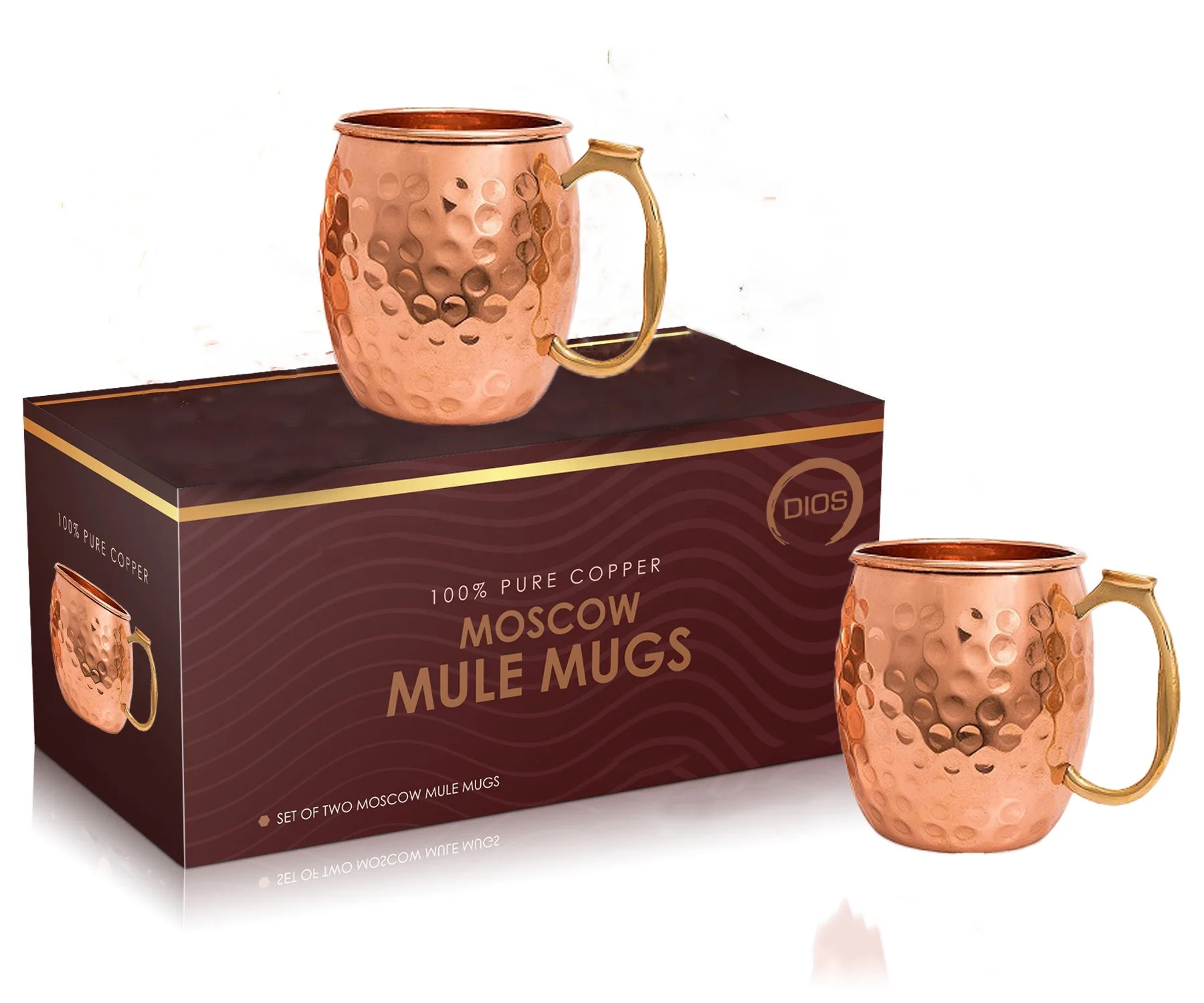 MANUFACTURER MOSCOW MULE COPPER HANDLE MUG-18 OZ